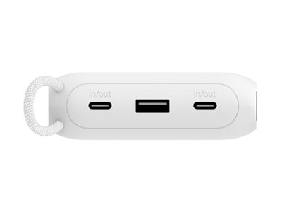 20k PD20W Power Bank with Display, White