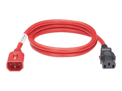 Panduit SmartZone G5 - Power cable - IEC 60320 C14 locking to power IEC 60320 C13 locking - AC 250 V - 10 A - 1.2 m - red - for P/N: P36G34M