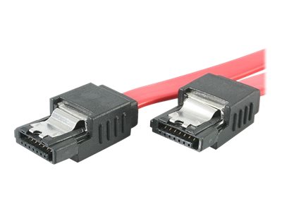 StarTech.com Latching SATA Cable - SATA cable - Serial ATA 150/300/600 - SATA (R) to SATA (R) - 15 cm - latched - red - for P/N: 10P6G-PCIE-SATA-CARD, 2P6G-PCIE-SATA-CARD, 4P6G-PCIE-SATA-CARD, 6P6G-PCIE-SATA-CARD