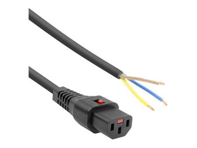 ACT Netsnoer C13 IEC Lock - open einde z