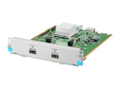HPE - Expansion module - 40 Gigabit QSFP+ x 2 - for HPE Aruba 5406R, 5406R 16, 5406R 44, 5406R 8-port, 5406R zl2, 5412R, 5412R 92, 5412R zl2