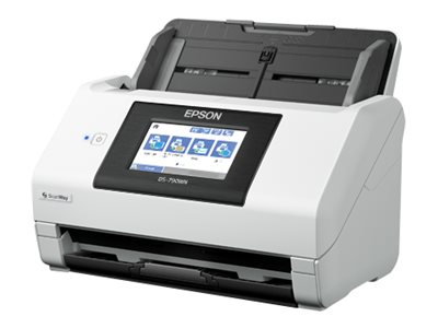 Epson WorkForce DS-790WN - Document scanner - Duplex - A4/Legal - 600 dpi x 600 dpi - up to 45 ppm (mono) / up to 45 ppm (colour) - ADF (100 sheets) - up to 7000 scans per day - USB 3.0, Gigabit LAN, USB 2.0 (Host), Wi-Fi(n)