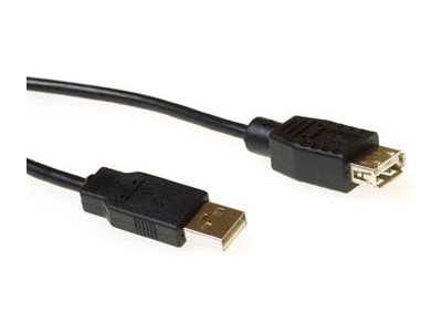 ACT - USB-verlengkabel - USB (M) naar USB (V) - USB 2.0 - 5 m - zwart
