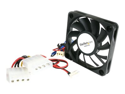 StarTech.com 50x10mm Replacement Ball Bearing Computer Case Fan TX3/LP4 Connector - 3 pin case Fan - TX3 Fan - 50mm Fan (FAN5X1TX3) - System fan kit - 50 mm