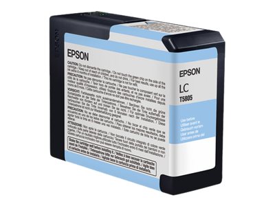 Epson T5805 - 80 ml - light cyan - original - ink cartridge - for Stylus Pro 3800, Pro 3880