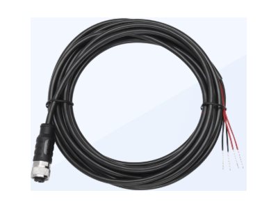 M12 TO FLYING LEADS DC PWR CORD 3.5M NO