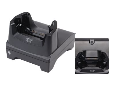 RFD40 1 DEVICE SLOT/0 TOASTER SLOTS CHARGE ONLY CRADLE WITH SUPPORT FOR TC21/26. REQUIRES POWER SUPPLY (PWR-BGA12V50W0WW) DC LINE CORD (CBL-DC-388A1-01) AND COUNTRY SPECIFIC LINE CORD.