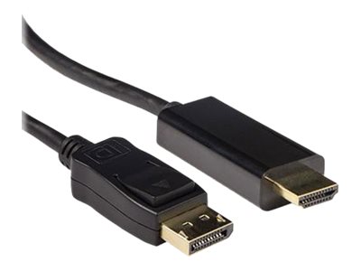 ACT - Adapterkabel - DisplayPort male naar HDMI male - 3 m