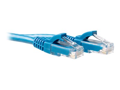 CAT6A U/UTP SNAGLESS BU  0.25M. 1 stk