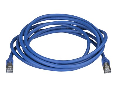 StarTech.com 3m CAT6A Ethernet Cable, 10 Gigabit Shielded Snagless RJ45 100W PoE Patch Cord, CAT 6A 10GbE STP Network Cable w/Strain Relief, Blue, Fluke Tested/UL Certified Wiring/TIA - Category 6A - 26AWG (6ASPAT3MBL) - Patch cable - RJ-45 (M) to RJ-45 (M) - 3 m - STP - CAT 6a - snagless - blue
