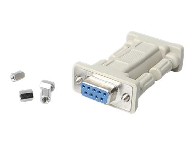StarTech.com DB9 RS232 Serial Null Modem Adapter - F/F - Null modem adapter - DB-9 (F) to DB-9 (F) - NM9FF - Null modem adapter - DB-9 (F) to DB-9 (F) - for P/N: EC1S952, EC2S952, PCI2S232485I