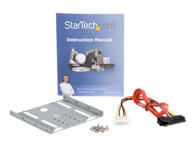 StarTech.com SSD Mounting Bracket - Solid Metal - 2.5in to 3.5 Hard Drive Adapter - SSD Bracket - SSD Upgrade Kit (BRACKET25SAT) - Storage bay adapter - for P/N: 25S22M2NGFFR, S322M225R, SAT2M2NGFF25, SAT32M225, SAT32MSAT257, ST521PMINT