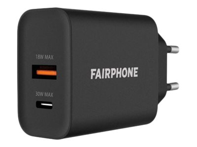 Fairphone Dual-port 30W Charger EU