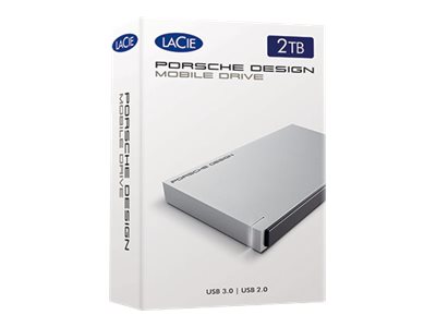 LaCie Porsche Design Mobile Drive STET2000403 - Hard drive - 2 TB - external (portable) - USB 3.0