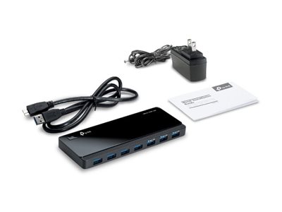 TP-Link UH700 - Hub - 7 x SuperSpeed USB 3.0 - desktop