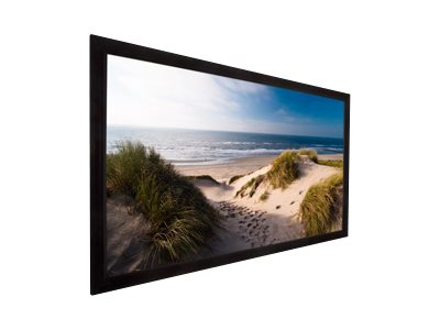 Projecta HomeScreen Deluxe HDTV Format - Projection screen - 93\" (236 cm) - 16:10 - Matte White - RAL 7021, black grey