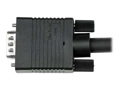 StarTech.com 3m Coax High Resolution Monitor VGA Video Cable HD15 M/M - VGA cable - HD-15 (VGA) (M) to HD-15 (VGA) (M) - 3 m - molded, thumbscrews - black