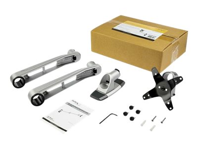 StarTech.com Wall Mount Monitor Arm, Articulating Ergonomic VESA Wall Mount Monitor Arm, 20\" (52cm) Long , Single 34\" Display up to 30.9lb/14kg, Swivel/Tilt/Rotate, Adjustable Screen Mount - Cable Management clips (ARMWALLDSLP) - Bracket - adjustable arm - for LCD display - aluminium - silver - screen size: 13\"-30\" - wall-mountable