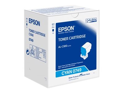 Epson - Cyan - original - toner cartridge - for Epson AL-C300, AcuLaser C3000, WorkForce AL-C300