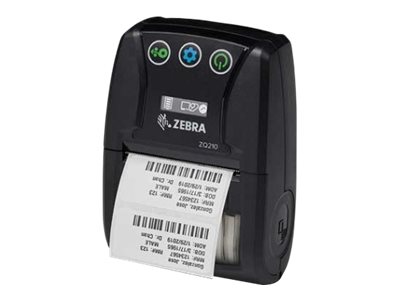 ZQ210 2.25 INCH DT PRINTER BLUETOOTH LABEL/RECEIPT PRINTING BELT CLIP USB CABLE ENGLISH/LATIN/CYRILLIC