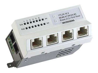 6 PORT HORZ GBIT SWITCH MM SC. 1 stk