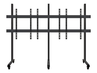 B-TECH BT83LG163-M - Cart - for All-In-One - mobile stand - lockable - black, silver - screen size: 163\" - for System X BT83LG163-B