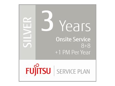 Ricoh Scanner Service Program 3 Year Silver Service Plan for Fujitsu Low-Volume Production Scanners - Extended service agreement (extension) - parts and labour - 3 years - on-site - 8x5 - response time: 8 h - repair time: 8 hours - for fi-7600, 7700, 7700S