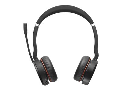 Evolve 75 UC Stereo Headset - Zwart / Rood