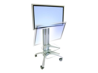 Ergotron LX Large Display Cart - Cart - for flat panel - screen size: 40\"-50\"