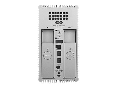 LaCie 2big Quadra - Hard drive array - 12 TB - 2 bays - HDD 6 TB x 2 - FireWire 800, USB 3.0 (external)