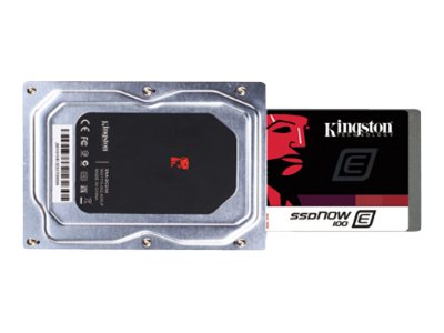 Kingston - Storage bay adapter - 3.5\" to 2.5\" - black