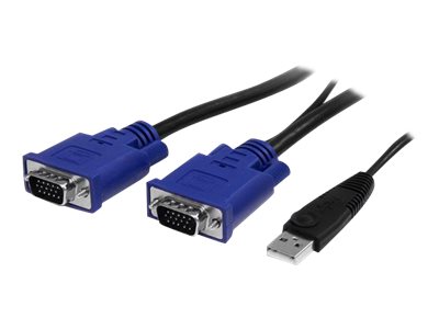 StarTech.com 16 Port Rackmount USB KVM Switch Kit with OSD and Cables - 1U (SV1631DUSBUK) - KVM switch - 16 x KVM port(s) - 1 local user - desktop - for P/N: RK2537BKM, RK3236BKF, RK4236BKB, RK4242BK24, RK4242BK30, RKCONS1701, RKCONS17HD