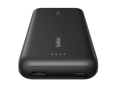 20k 30w PD Power bank with integrated cable