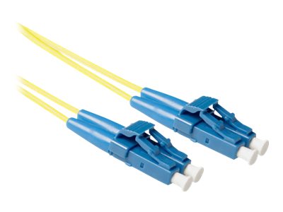 ACT LC-LC9/125um OS2 Duplex short boot fiber optic patch 10m