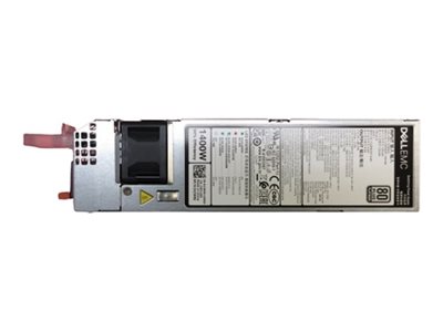 Dell Single (1+0) - Power supply - hot-plug (plug-in module) - 1400 Watt - with Inherit the warranty of the Dell system OR one year hardware warranty