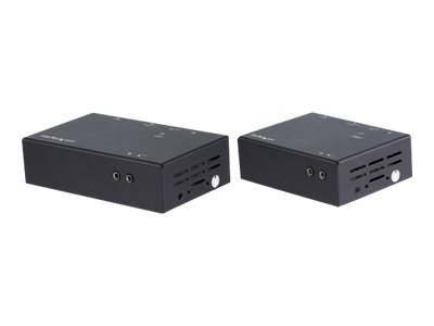 StarTech.com HDMI Over CAT5e / CAT6 Extender - Power Over Cable - 4K 60Hz Up to 70m / 230 ft - 1080p 60Hz up to 100m / 328 ft (ST121HDBT20L) - Video/audio/infrared extender - HDMI - over CAT 5e/6 - up to 100 m - TAA Compliant