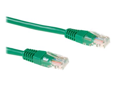 ECON-Line - Verbindingskabel - RJ-45 (M) naar RJ-45 (M) - 7 m - UTP - CAT 5e - groen, RAL 6016