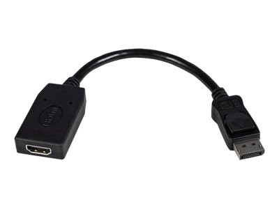 StarTech.com DisplayPort to HDMI Adapter - 1920 x 1200 - DP to HDMI Converter - Plug and Play DisplayPort to HDMI Dongle (DP2HDMI) - Adapter - DisplayPort male to HDMI female - 24 cm - black - for P/N: MST14DP123DP, MSTCDP123DP, SV231QDPU34K, TB3DK2DPPDUE, TB3DKDPMAW, TB3DKDPMAWUE