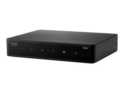 HPE Aruba 9004 (RW) - Gateway - 4 ports - 1GbE - ZigBee, NFC, Bluetooth - cloud-managed - BTO