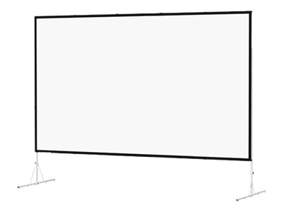 Da-Lite Fast-Fold Deluxe - Projection screen - floor-standing - 163\" (414 cm) - 16:10 - Dual Vision