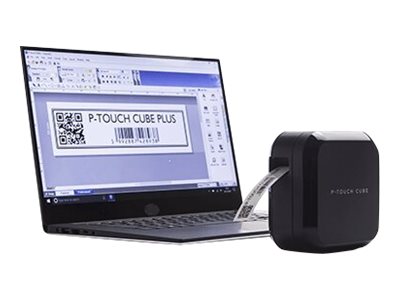 PT-P710BT  Printermodel, 3,5/6/9/12/18/24 mm, TZe-tape, compatible met Windows en Mac, automatisch snijmechanisme , (incl. 24 mm zwart op wit 4 meter tapecassette,USB kabel en AC adapter).