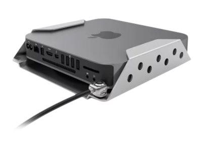 Compulocks Mac Mini Security Mount with Keyed Cable Lock - System security kit - silver - for Apple Mac mini