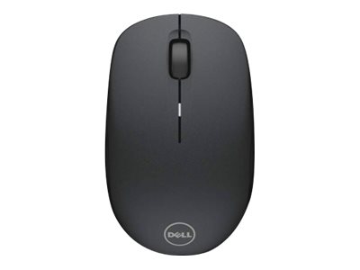 Dell WM126 - Mouse - optical - 3 buttons - wireless - RF - USB wireless receiver