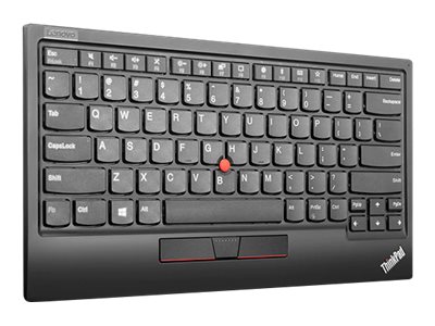 Lenovo ThinkPad TrackPoint Keyboard II - Keyboard - with Trackpoint - wireless - 2.4 GHz, Bluetooth 5.0 - Belgium - key switch: Scissor-Key - pure black