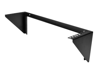 StarTech.com 3U Wall Mount Patch Panel Bracket - 19 in - Steel Vertical Patch Panel Mounting Bracket for Networking Equipment (RK319WALLV) - Mounting bracket - wall mountable - black - 3U - 19\"