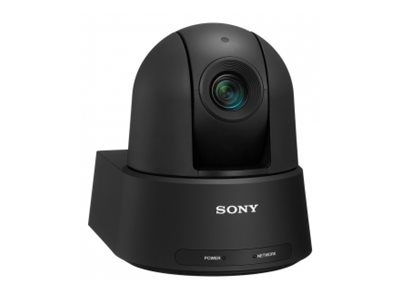 Sony 4K30P PTZ auto-framing camera with 12x optical zoom and AI analytics - black