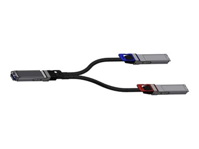 NVIDIA - 800GBase direct attach splitter - OSFP (M) to OSFP (M) - 2 m - halogen-free, flat top, passive