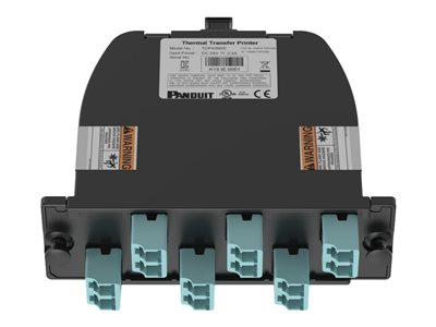Panduit QuickNet - Pre-terminated fibre optic cassette - LC SM X 12 - black