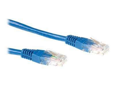 CAT6A U/UTP SNAGLESS BU  0.50M. 1 stk