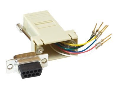 09 POLIG MALE -u003e RJ45. 1 stk